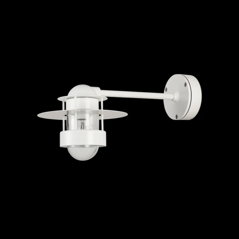 Albertslund outdoor wandlamp lang wit - 5743142660