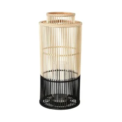 Alde lantaarn bamboe/glas - Ø30,5XH67CM