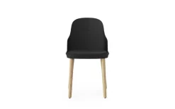 Allez stoel eiken/leer zwart - 304082