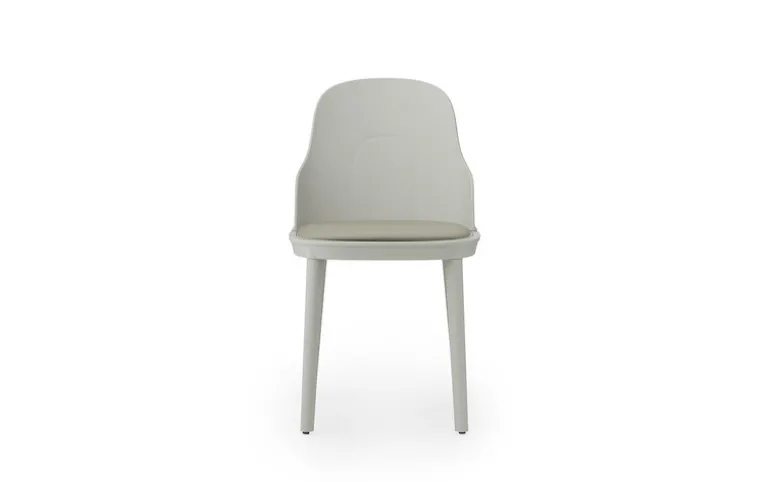 Allez stoel leer warm grijs - 304072
