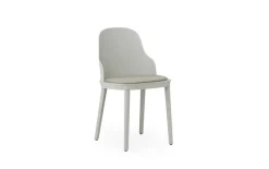 Allez stoel leer warm grijs - 304072