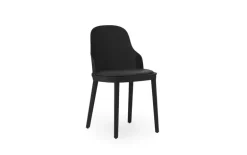 Allez stoel leer zwart - 304069