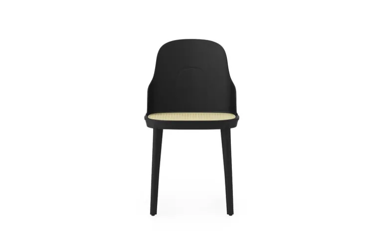 Allez stoel riet zwart - 304045