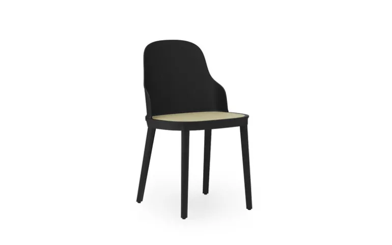 Allez stoel riet zwart - 304045