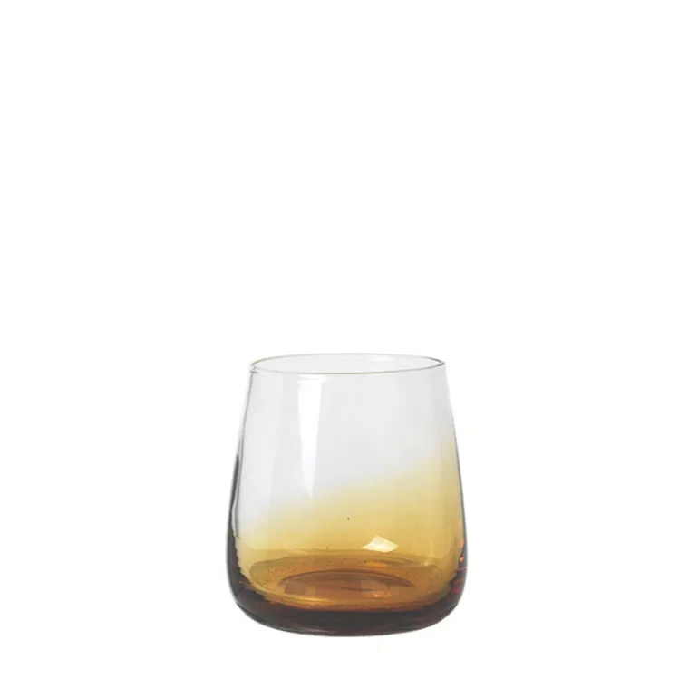 Amber glazen 35cl - set van 12 stuks