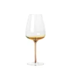 Amber witte wijn glazen - set van 12 stuks