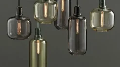 AMP Large hanglamp goud groen
