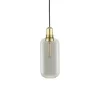 AMP Large hanglamp grijs messing - 502166