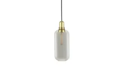 AMP Large hanglamp grijs messing - 502166