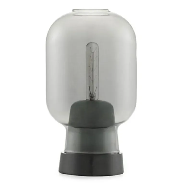 AMP tafellamp smoke zwart