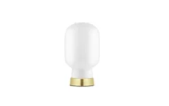 AMP tafellamp wit messing - 502169