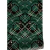 Art deco goud behang animaux butterfly - groen