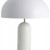 Atlas tafellamp - wit marmer