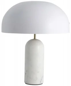 Atlas tafellamp - wit marmer