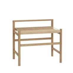 Bank eikenhout - naturel/off white