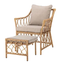 Belluce loungestoel met voetenbankje - 82064953