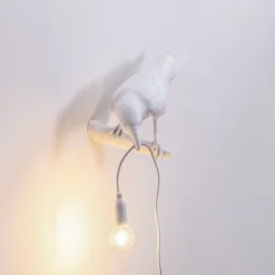 Bird lamp looking left wit outdoor - 14724