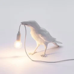 Bird lamp waiting wit outdoor - 14722
