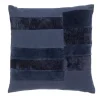 Capella kussen incl vulling - blauw