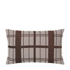 Chequer kussen bruin incl vulling - W40XL60CM