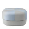Circus poef duo large lichtblauw - 605825