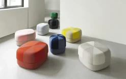 Circus poef duo small lichtblauw - 605826