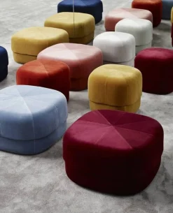 Circus Pouf Large blauw 35x65x65