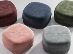 Circus Pouf Small grijs 46x46x40cm