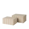 Cleo opbergboxen bruin/lichtgrijs - 70080499