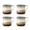 Deana mokken bruin set van 4 stuks - 82072423