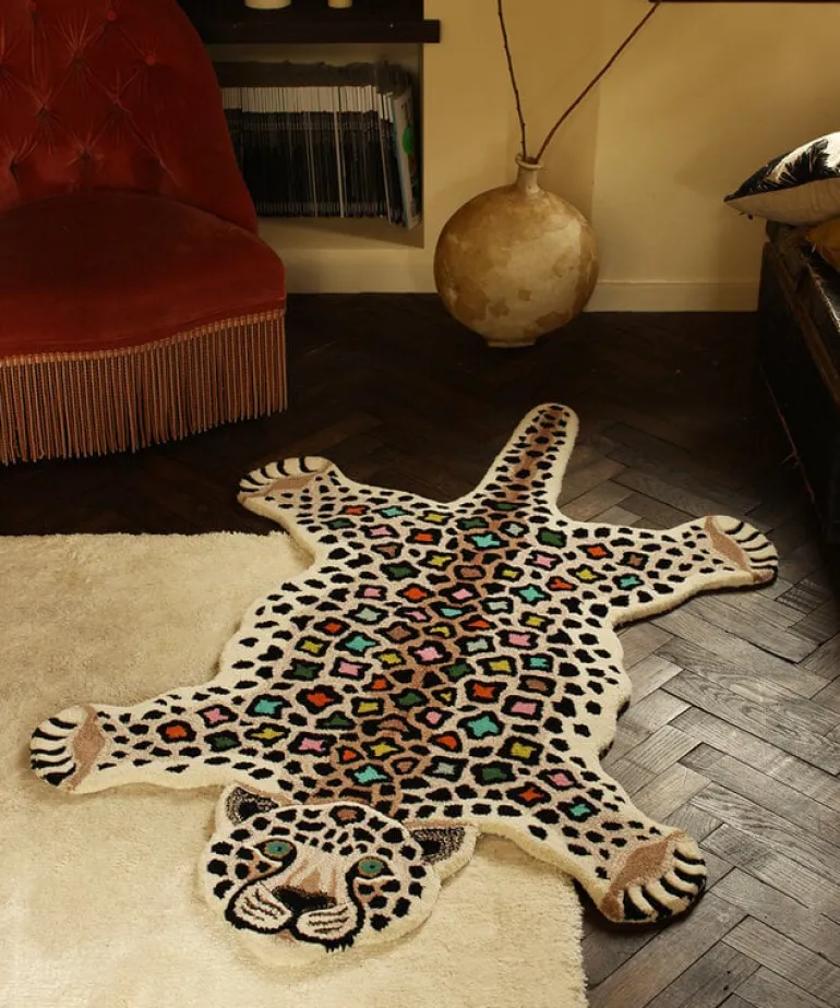 Disco leopard vloerkleed L - 1.45.10.900.099.5