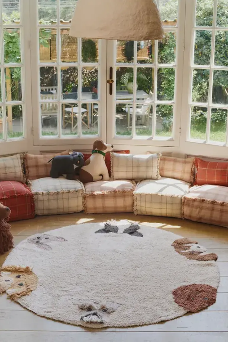 Dogs vloerkleed Ø140cm