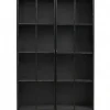 Downtown ijzeren kast - zwart 120x36x185cm