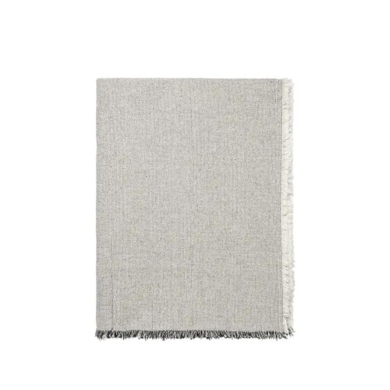 Elouise tafelkleed zwart/gebroken wit 160x200cm - 71210354