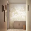 Engraved Flowers behang FU-039 - 194,8x280cm beige