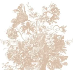 Engraved Flowers behang FU-044 - 389,6x280cm nude