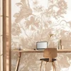 Engraved Flowers behang FU-043 - 292,2x280cm nude