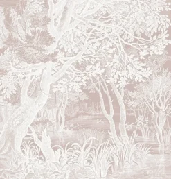 Engraved landschappen behang nude WP-765 300x280cm