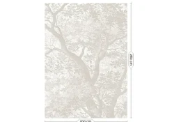 Engraved landschappen behang grijs WP-770 200x280cm