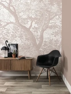 Engraved landschappen behang nude WP-777 400x280cm