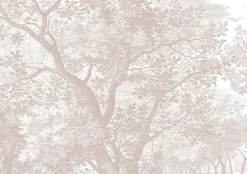 Engraved landschappen behang nude WP-774 300x280cm