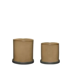 Era bloempotten bruin set van 2 stuks - 761503