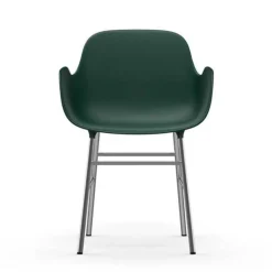 Form Armchair stoel chrome groen