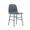 Form Chair stoel staal blauw