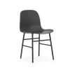 Form Chair stoel staal zwart