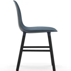 Form Chair stoel zwart blauw
