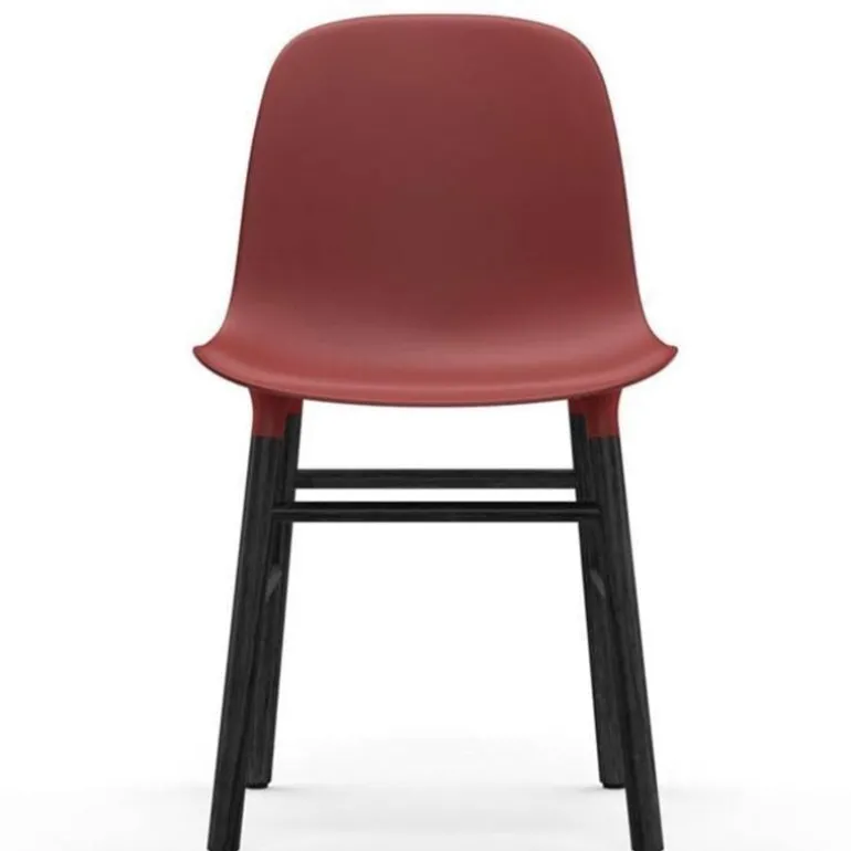 Form Chair stoel zwart rood