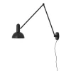 Freya wandlamp - zwart