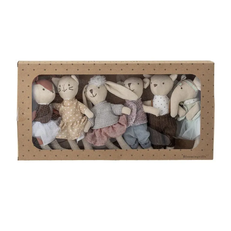 Friends speelgoed knuffeltjes - set van 6 stuks
