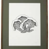 Fungi illustration - donker eiken
